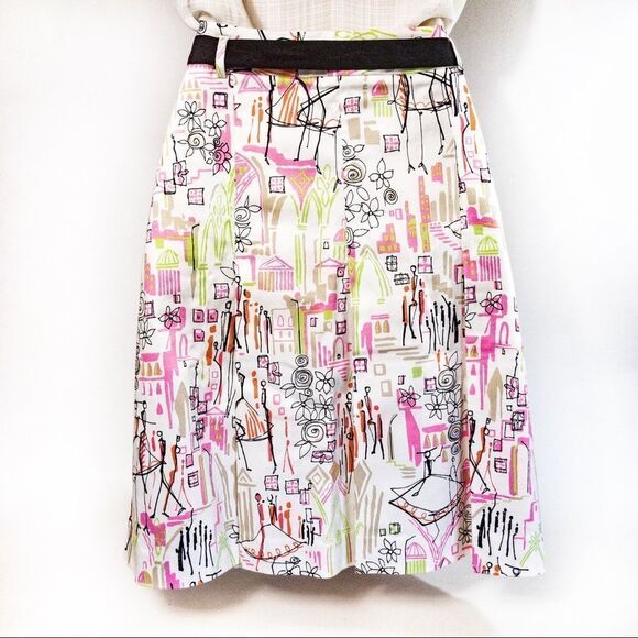 Grace Elements Retro Mod Pleated Skirt Sz 6P - Picture 4 of 11